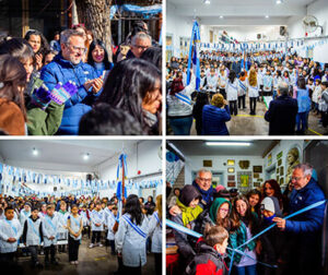 ESCUELA Nº 5 “MANUEL BELGRANO”: REINAUGURACIÓN Y PROMESA A LA BANDERA