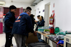 Ante las bajas temperaturas, asistencia a personas en situación de vulnerabilidad